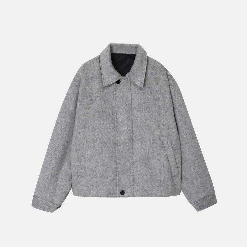 A Nock Mohair Wool Jacket (3color)