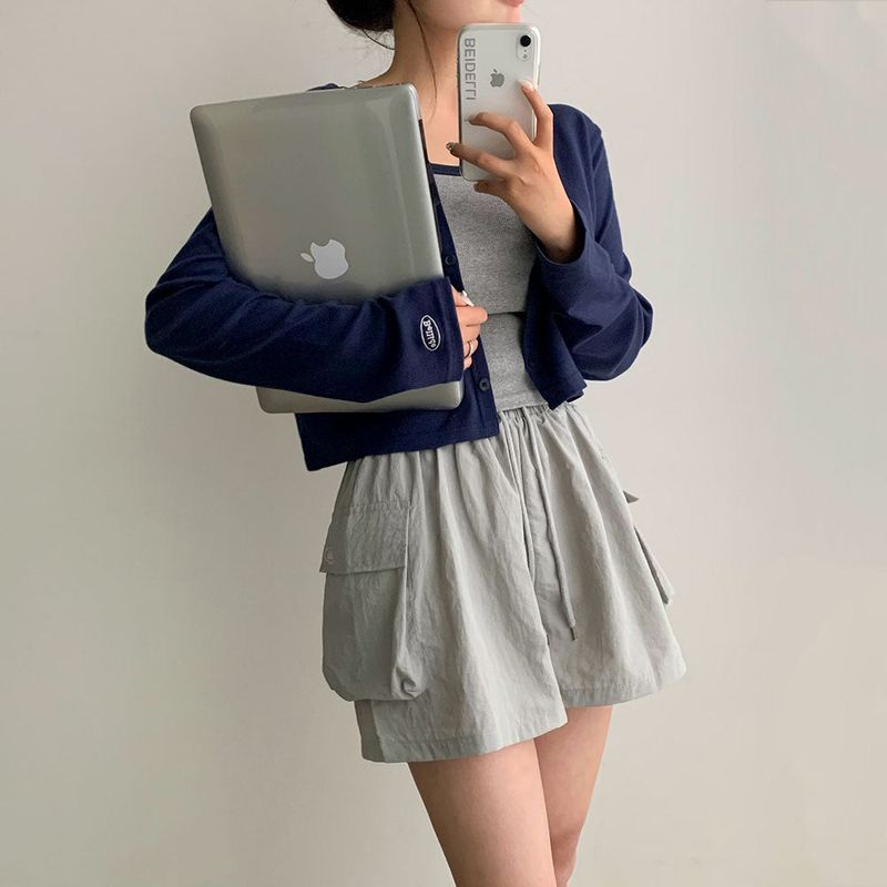 [BELLIDE MADE/2 size] biscuit cargo shorts