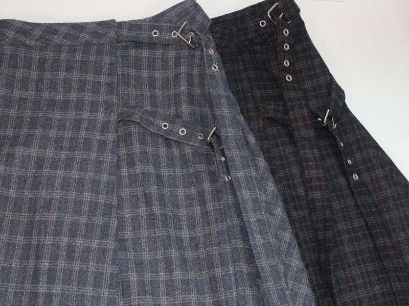 unbal wrap skirt