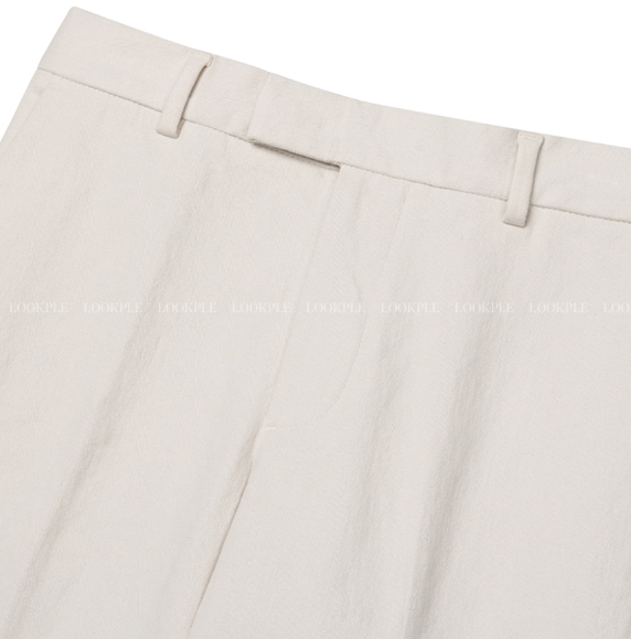 Logane Brushed Slim 9 Part Back Banding Cotton Pants