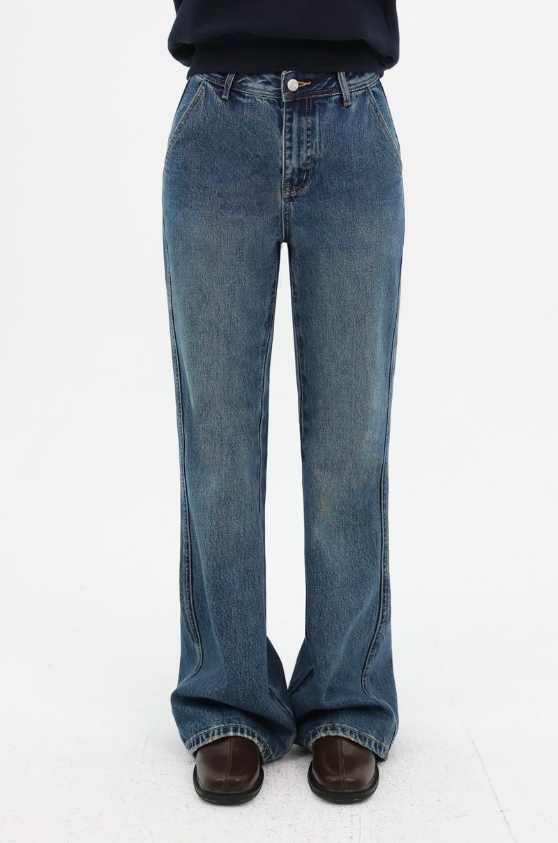 SIGNATURE LOGO FLARE DENIM code 26007