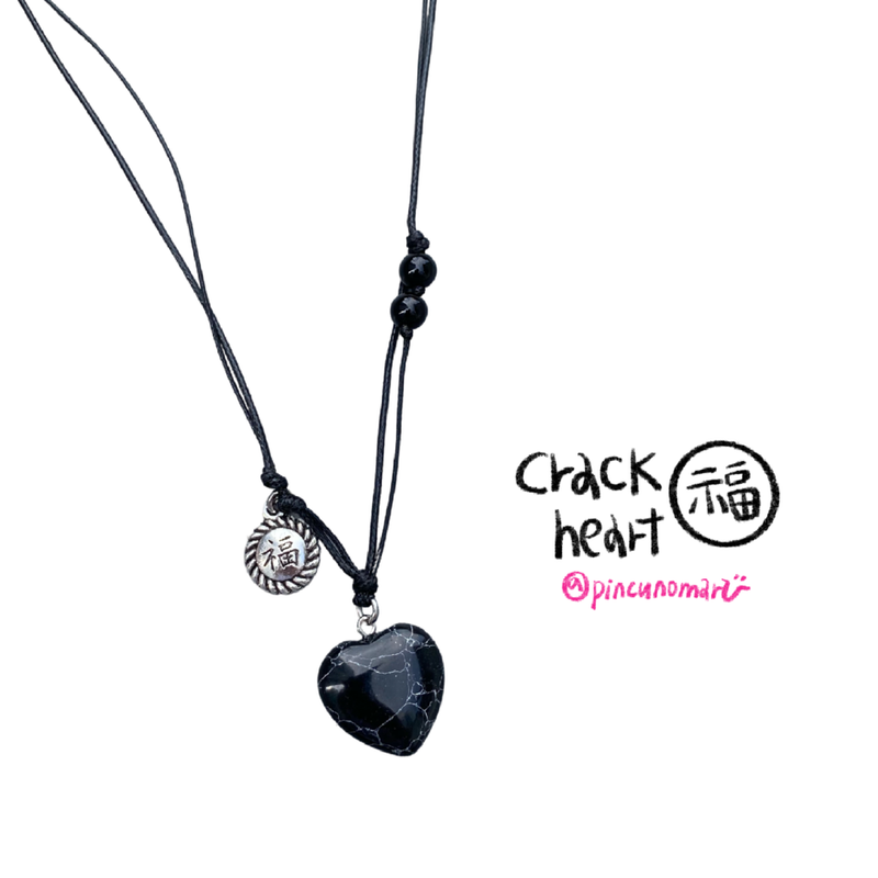 PINCUNOMARU(ピンクノマル)の「Crack heart 福(Accessories)」
