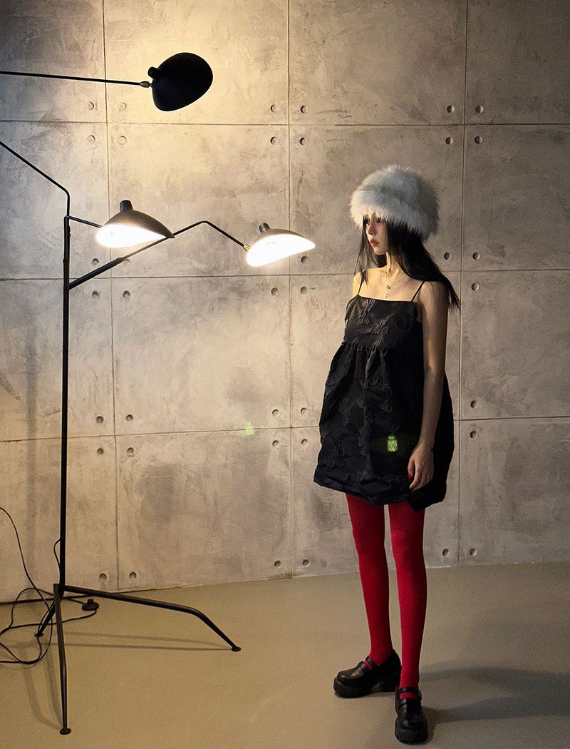 Delight-J（ディライトジェイ）の「Ribbon Jacquard bustier mini dress（Dresses）」