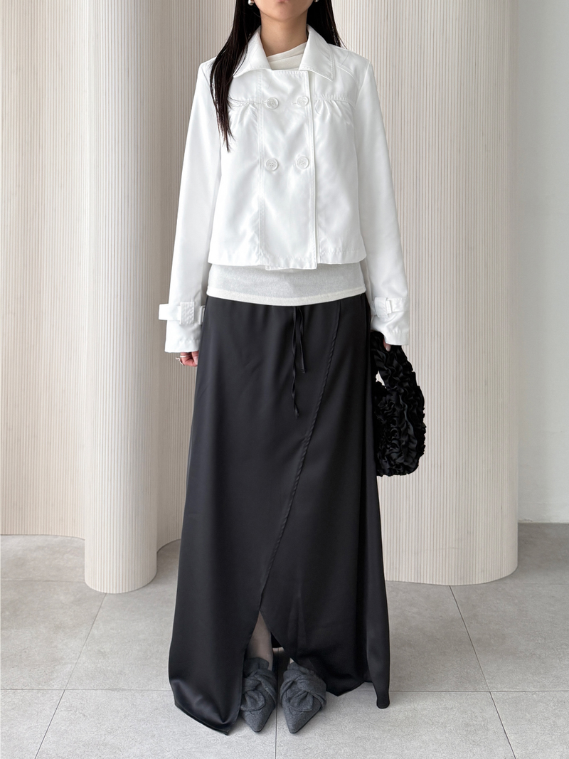 tulip satin skirts (3color)