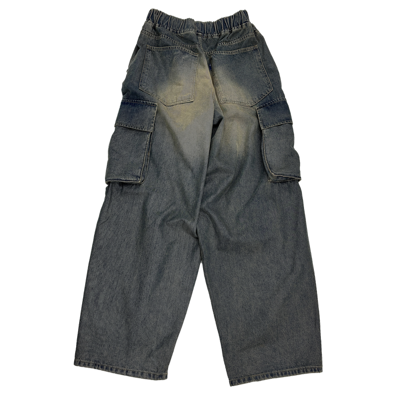 western cargo balloon pants