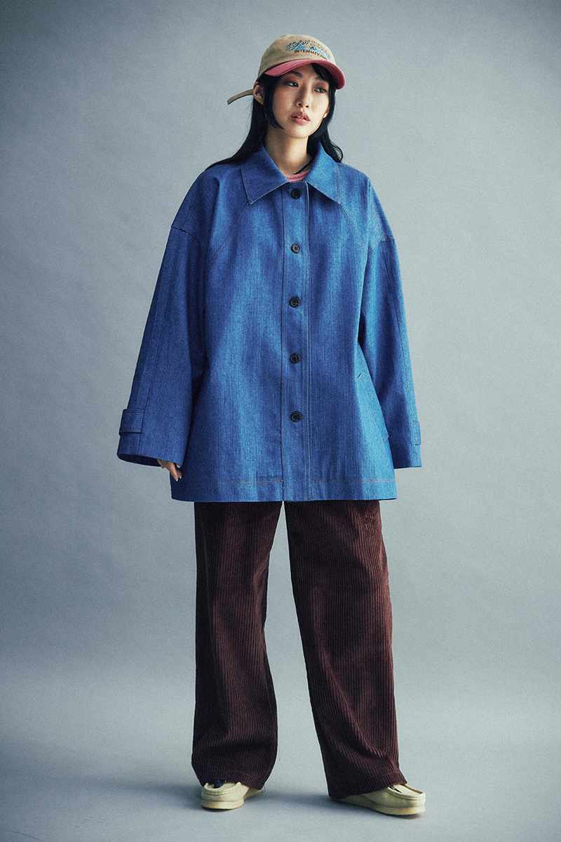 KOOKEESEE Slub Denim Jacket