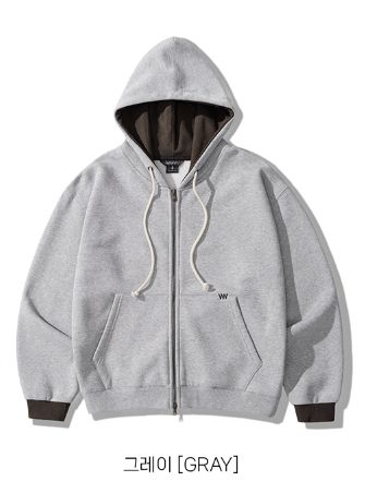 26FW★ Soft Nap Hood Zip-Up