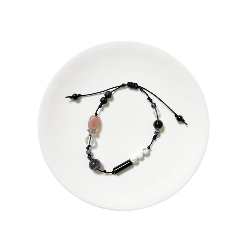 Orbit gemstone bracelet