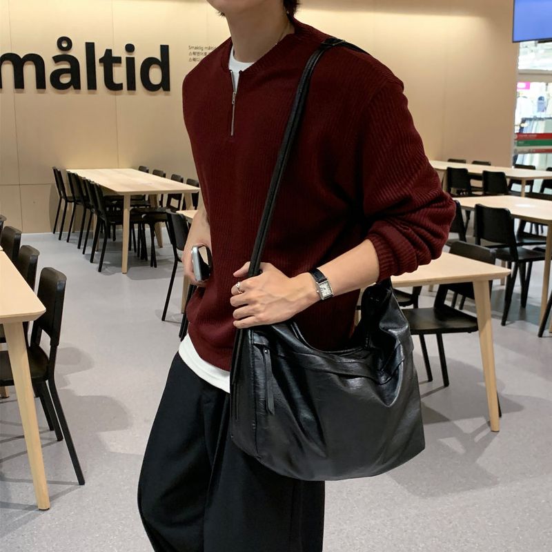 lemenne(ルメンヌ)の「LMN All-Day V-Neck Round Half Zip-Up Knitwear (9 colors)(Tops)」