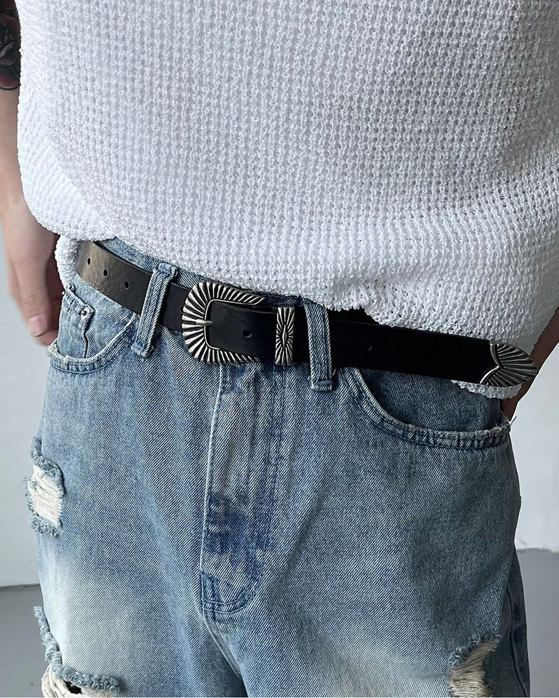 COZINESS（コジネス）の「NEXT 30mm Chrome Western Belt（Fashion Accessories）」