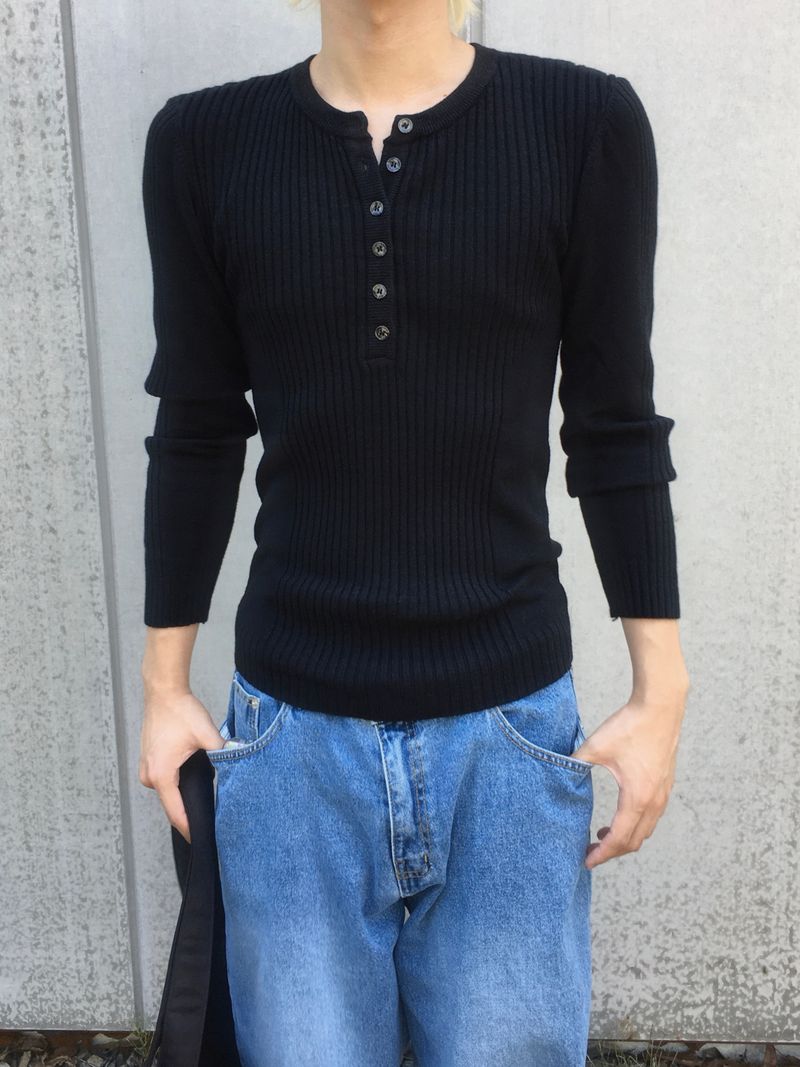 Bru Slim-Fit Ribbed Knit 4C