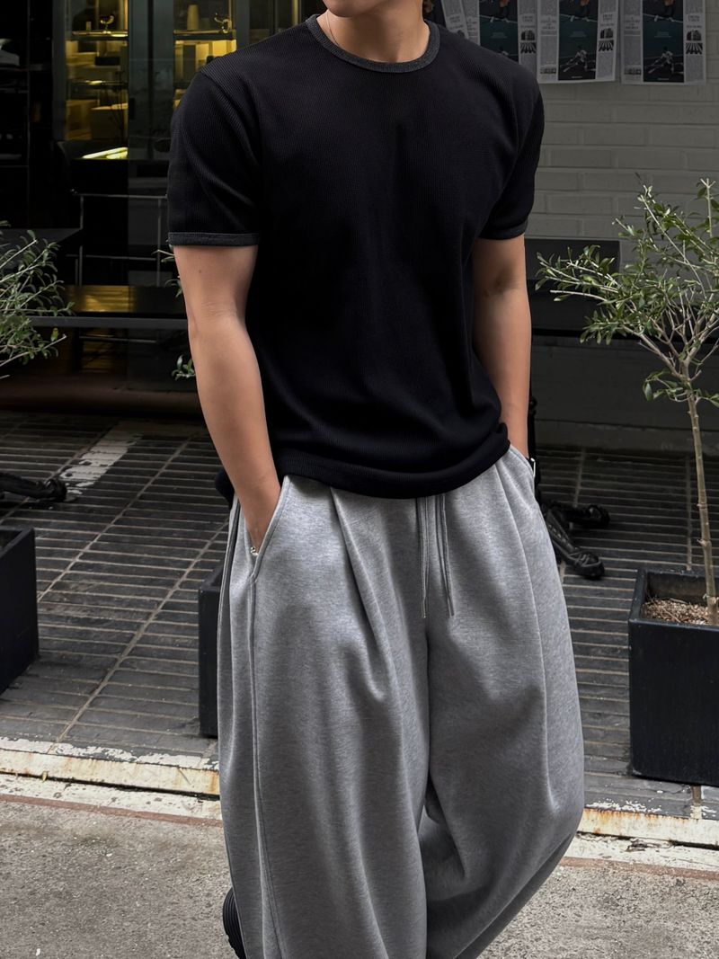 Fate waffle ringer short sleeve