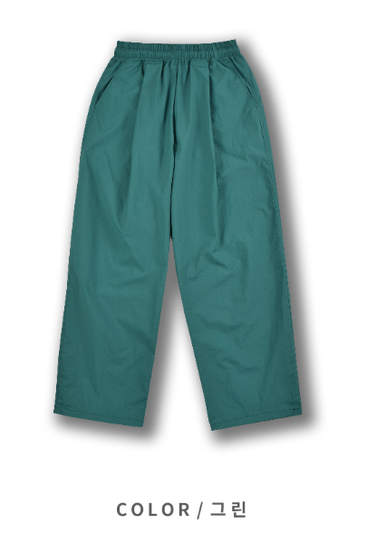 Wybird Cool Ice String Pin Tuck Wide Pants