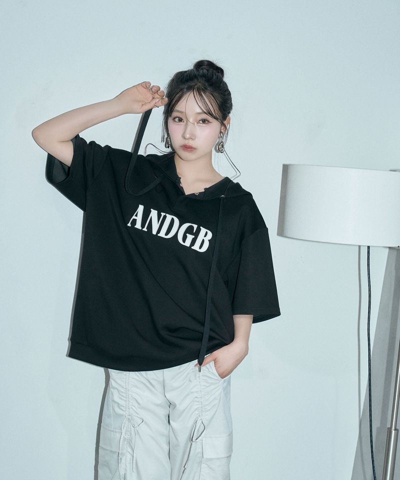 ANDGEEBEE（アンジービー）の「UNISEX ポンチプルパーカー（トップス）」
