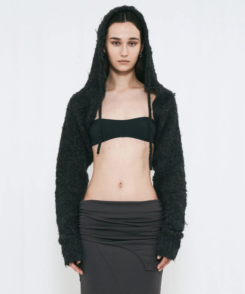 VIAVANDA（ヴィアヴァンダ）の「MUFFLER KNIT CARDIGAN （Tops）」