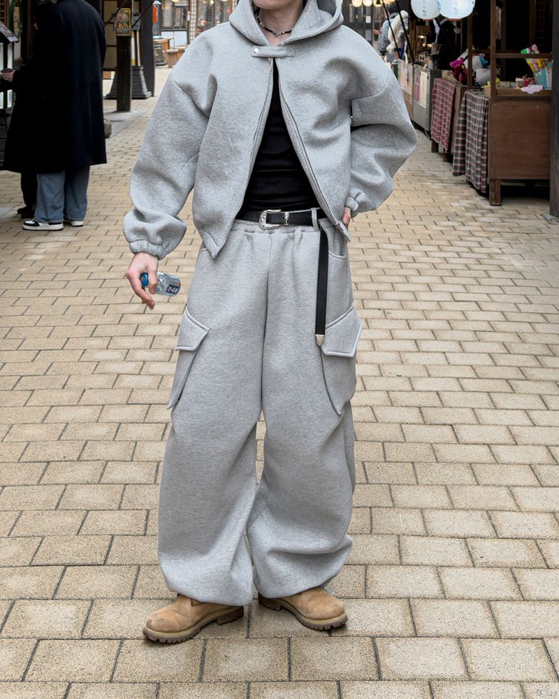 Neo Bonded Cargo Belt Sweat Pants