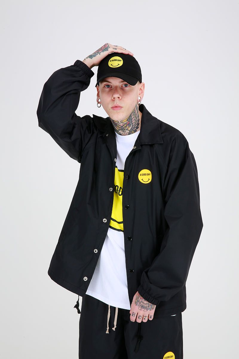 SMILE LOGO BALLCAP (BLACK)