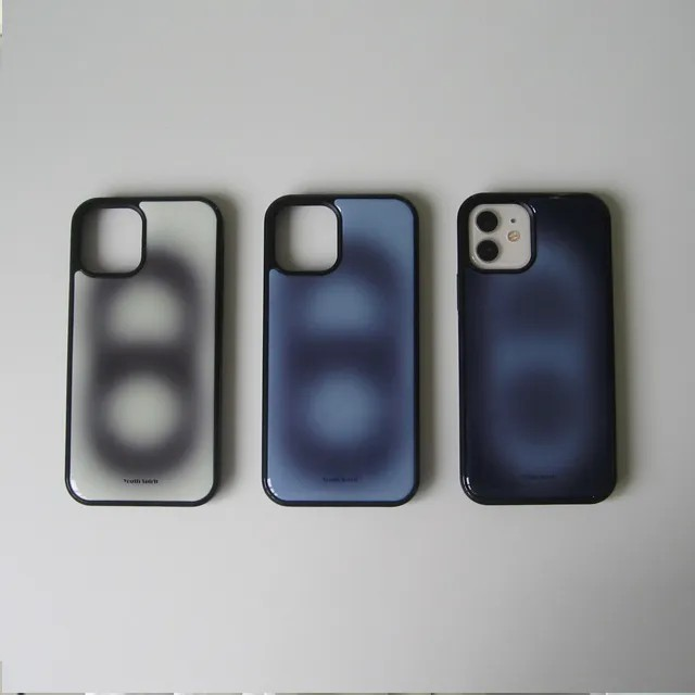 Fog Indigo Blue Gradient Epoxy Bumper Case