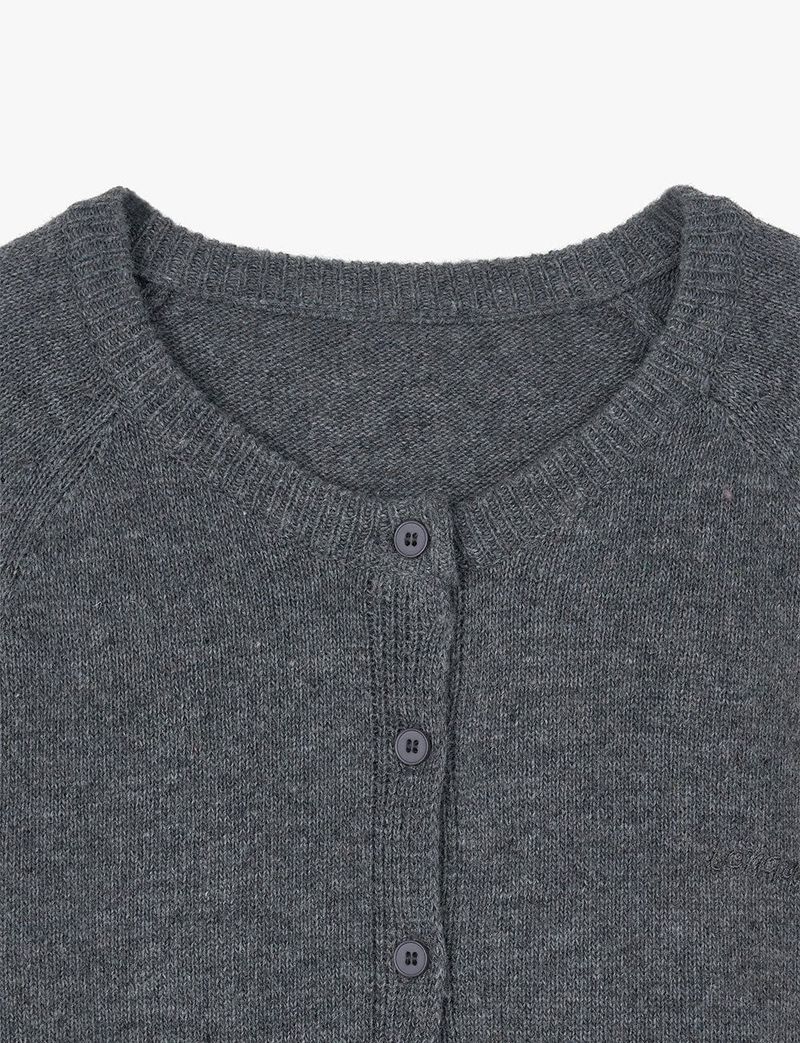 SHAWL SET CARDIGAN (GREY)