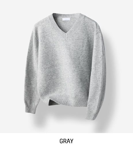 Lido Wool V-neck Crop Knit