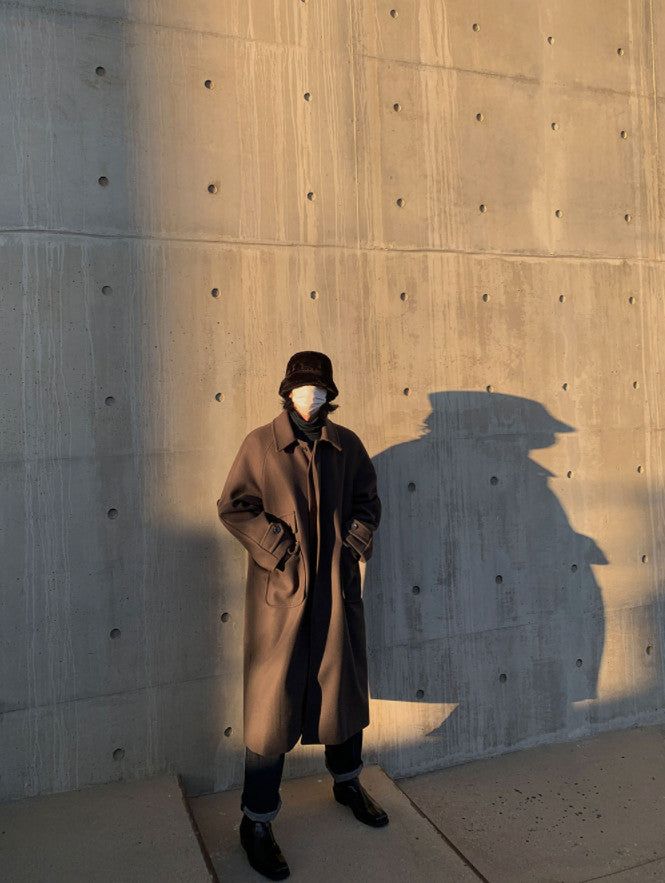 ASCLO Hidden Pocket Wool Coat (3color)