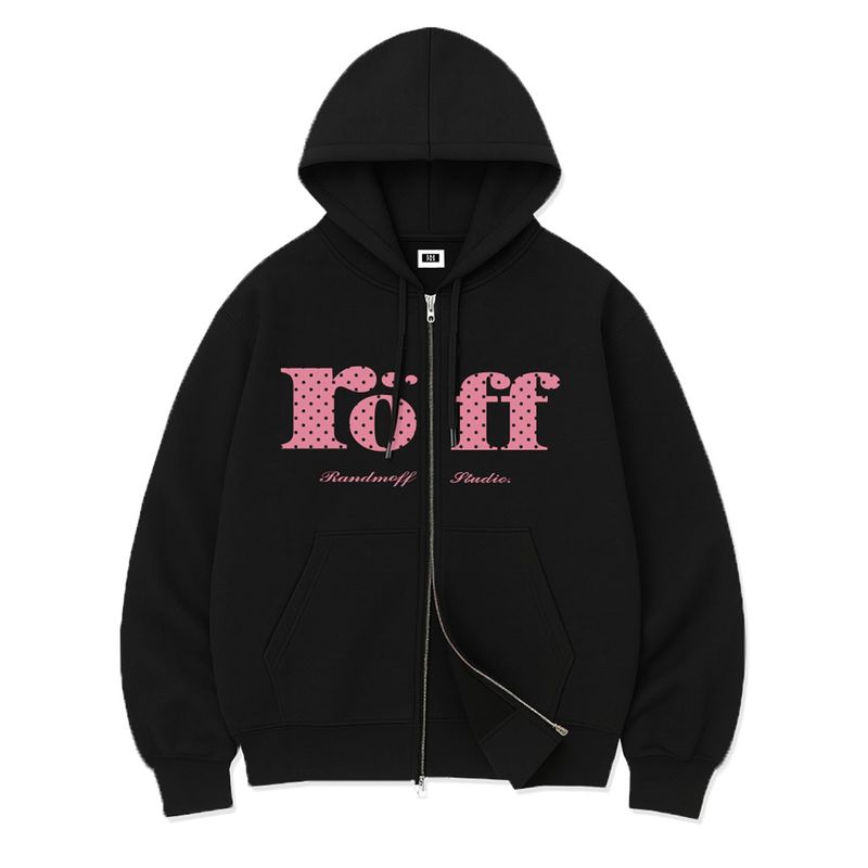 RANDOMOFF（ランダムオフ）の「ロフタイププレイスペースドットオーバーフィット2ウェイジップアップ (5color)（トップス）」