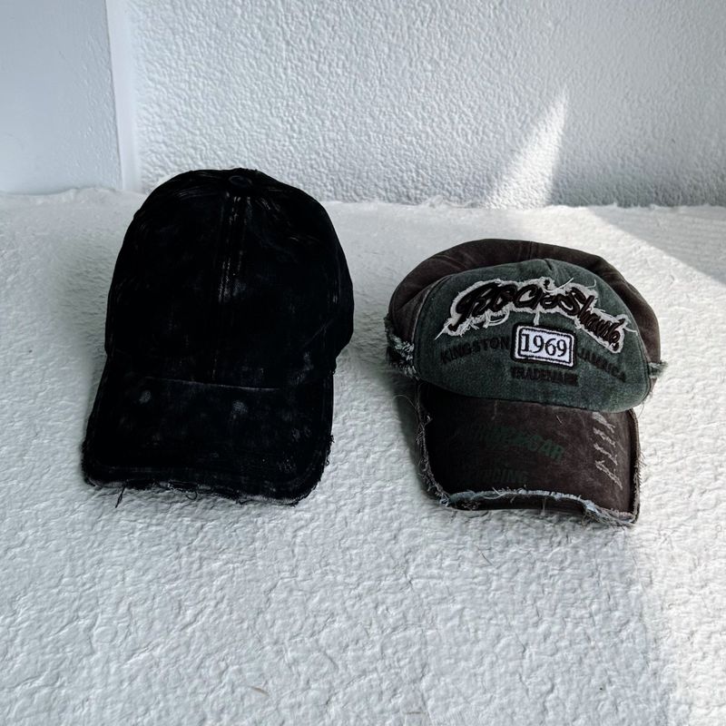 FADE MEET（フェードミート）の「Retro Patchwork Contrast Cap（Hats）」