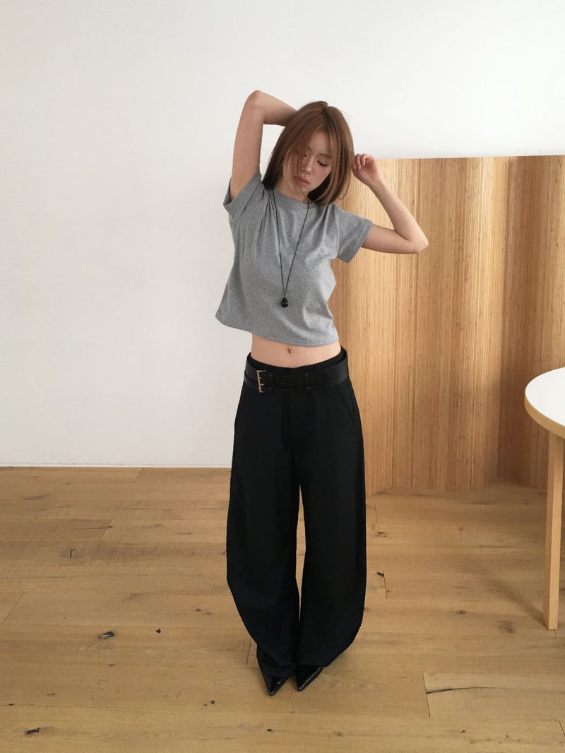  ベリティ バルーンスラックス（グレー、ブラック）