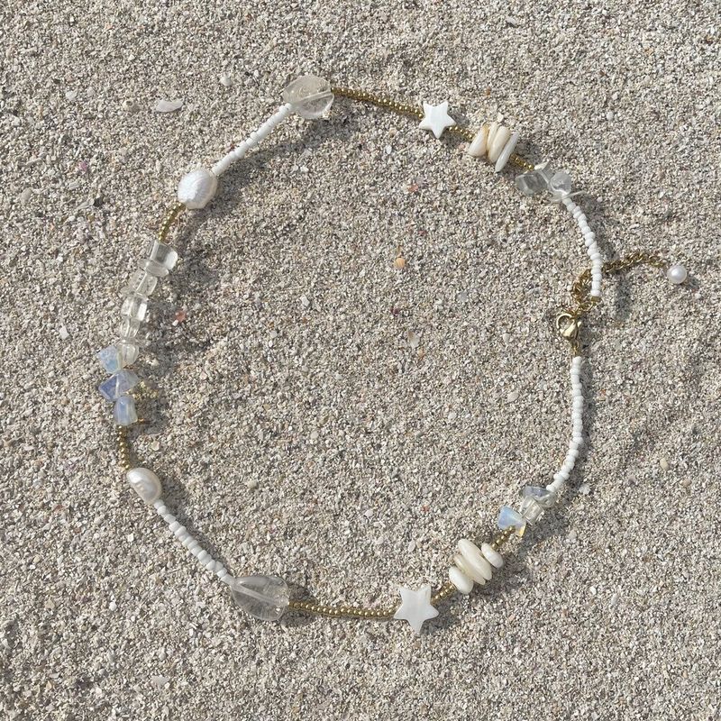 MÜCE（ミュセ）の「0052 [BILLLIE Tsuki pick]18k gold plated beads real pearl necklace（Accessories）」