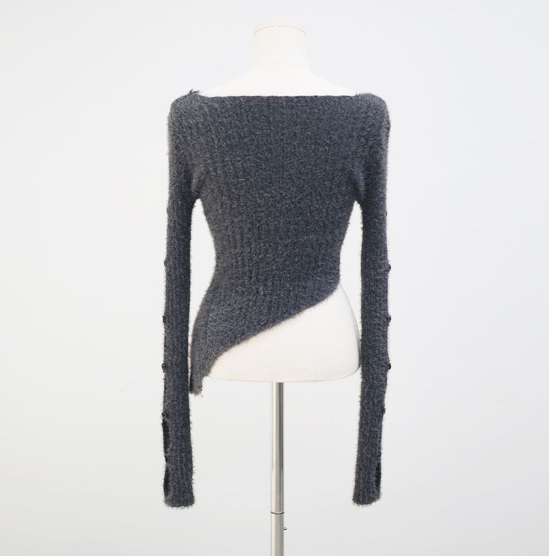 Smith's Unbalanced Slit Knit
