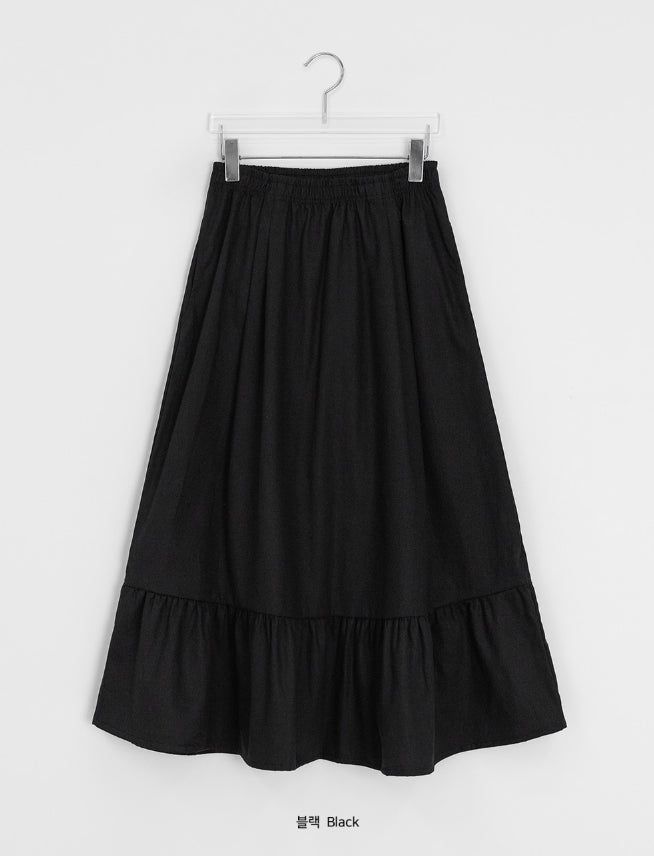 Dahit Cotton Long Skirt