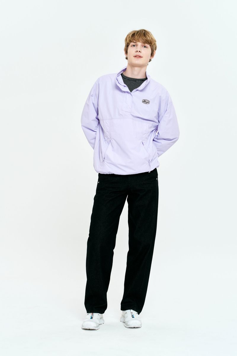 UNI LOGO WAPPEN ANORAK [LAVENDER]