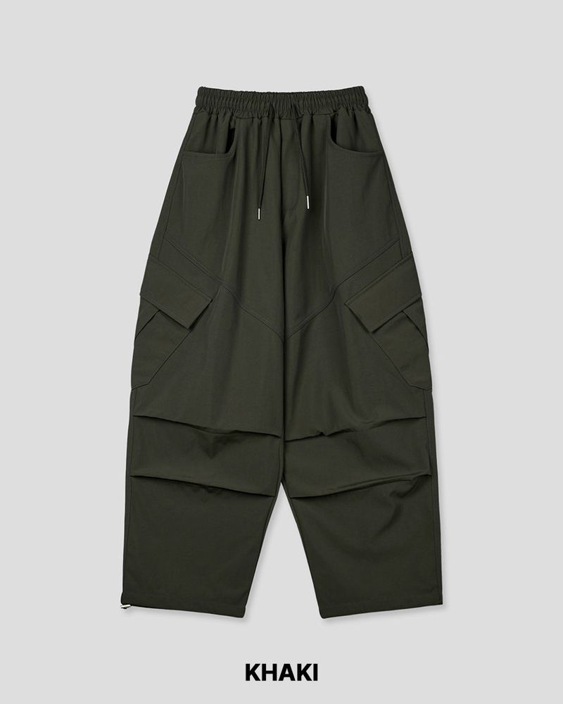 Winter Nylon Cargo Pants