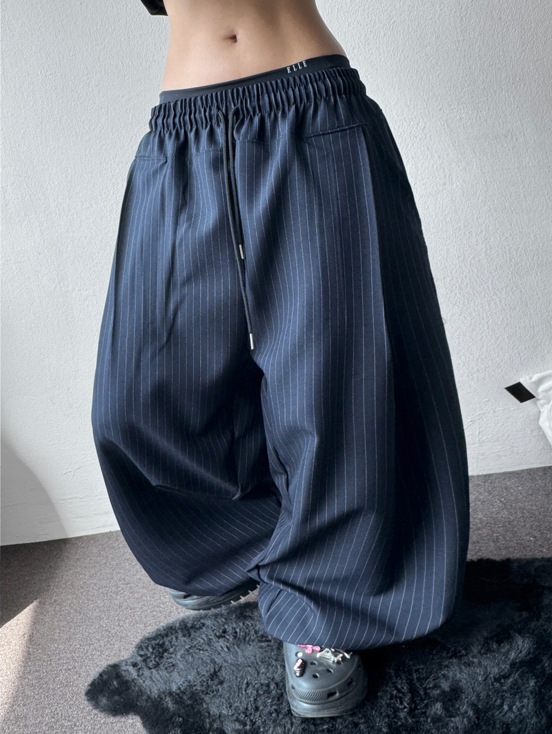 Cat Silky Balloon Loose Balloon Slacks 4 Colors