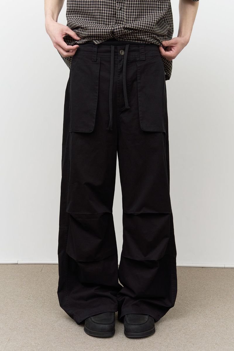 Red Fatigue Pocket Pants