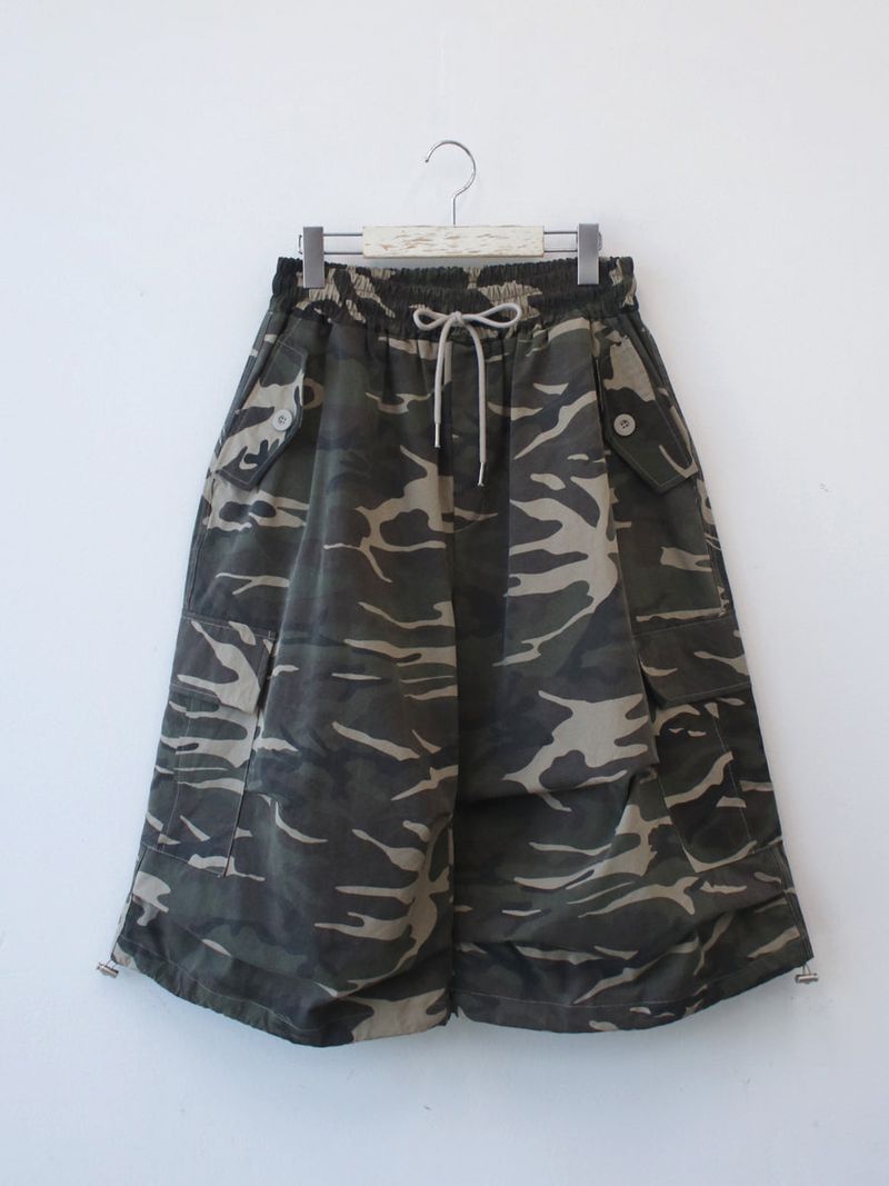 camo bermuda cargo pants