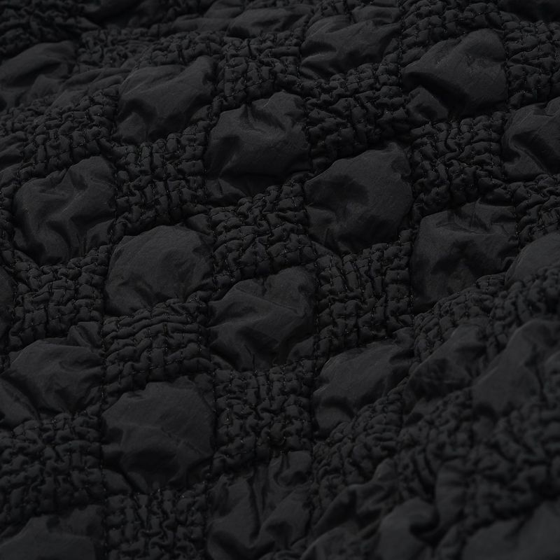 Ugly hooded zip vest / Black