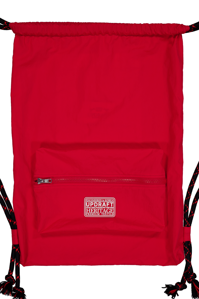 [UPDRAFT]LOGO PATCH NYLON BAG RED