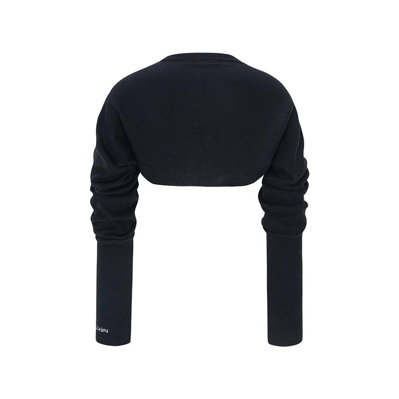 CLOUDY BOLERO-BLACK