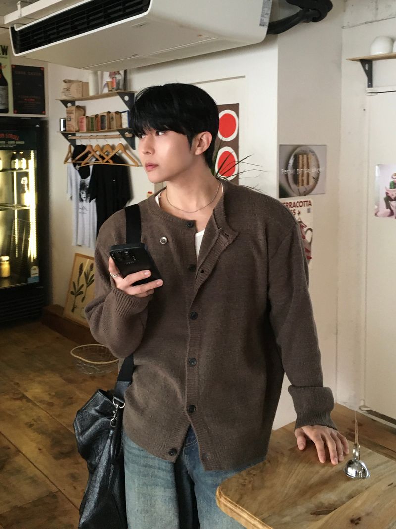 Double button cardigan