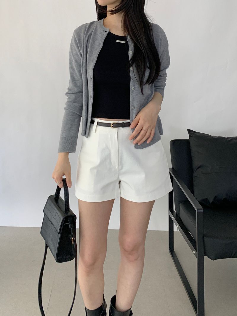 Nanore Round Neck Knit Cardigan