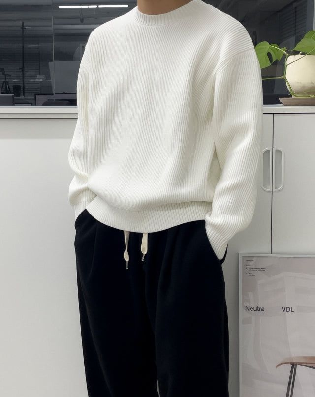 modernif（モダニフ）の「Essenne viscose round knit（Tops）」