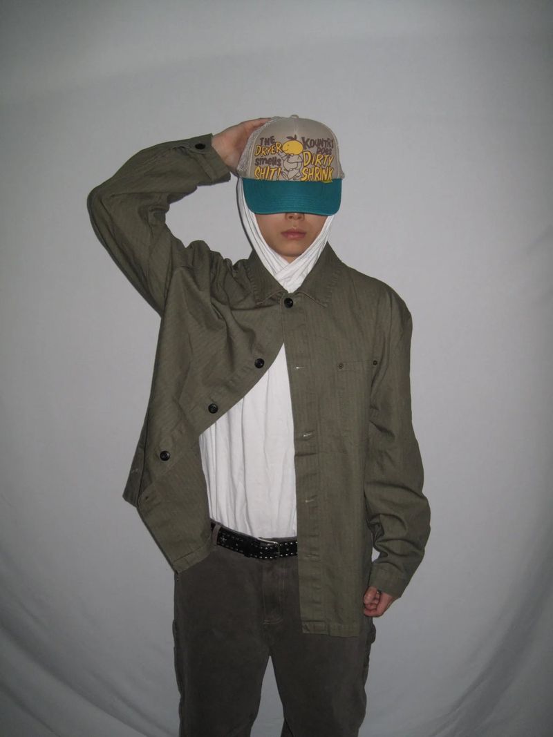 Herringbone French Work Field Jacket (2 Colors)