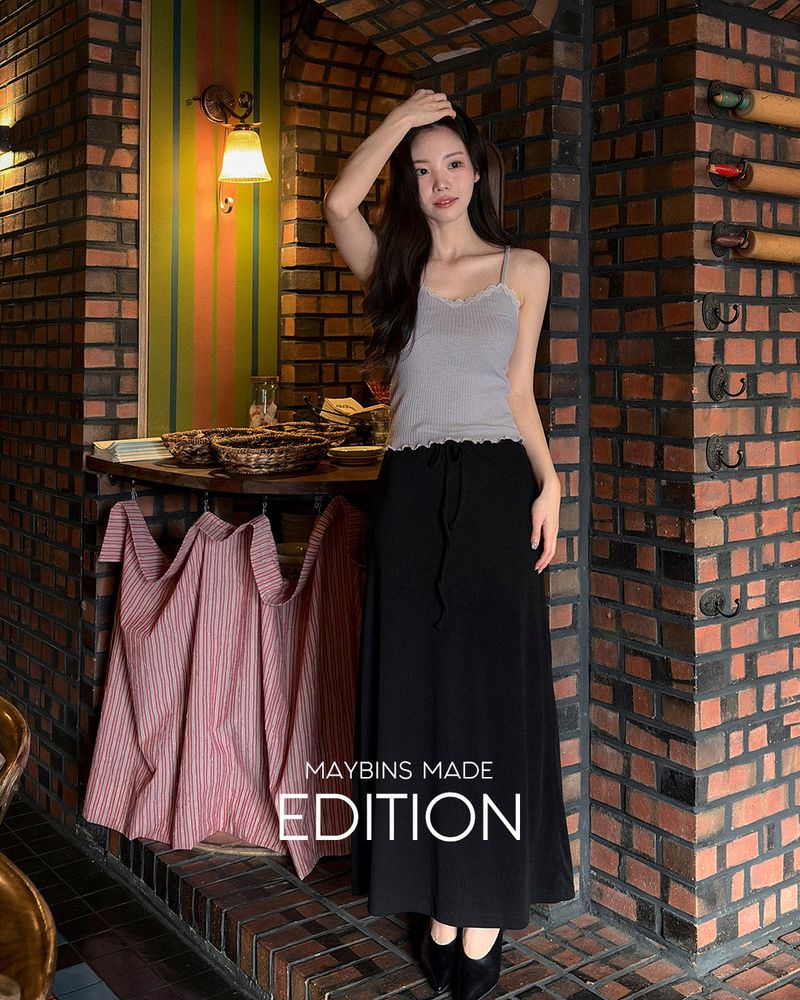 [MADE] Merlang Strap Long Skirt