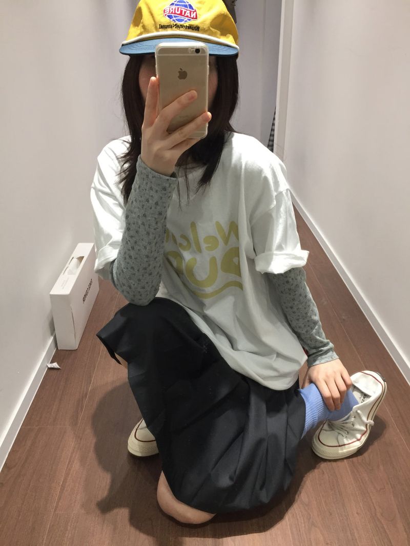 YWD PLEATS SKIRT + BELT (2color)