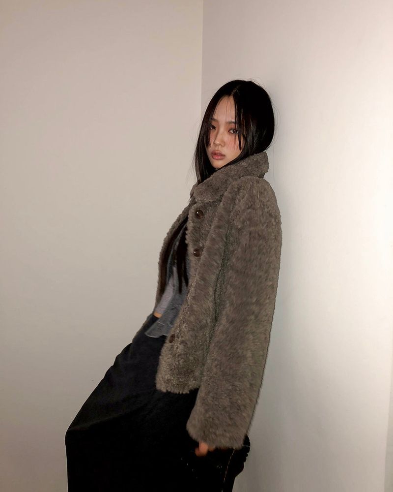 Dri Collar Fur Fleece Jacket
