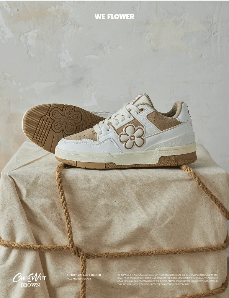 WE FLOWER(ウィフラワー)の「We Flower Fashionable trendy students for running retro Star style campus style Trendy shoes(Shoes)」