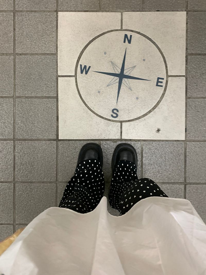 [MADE] Dot Pleated Long Bootcut Pants