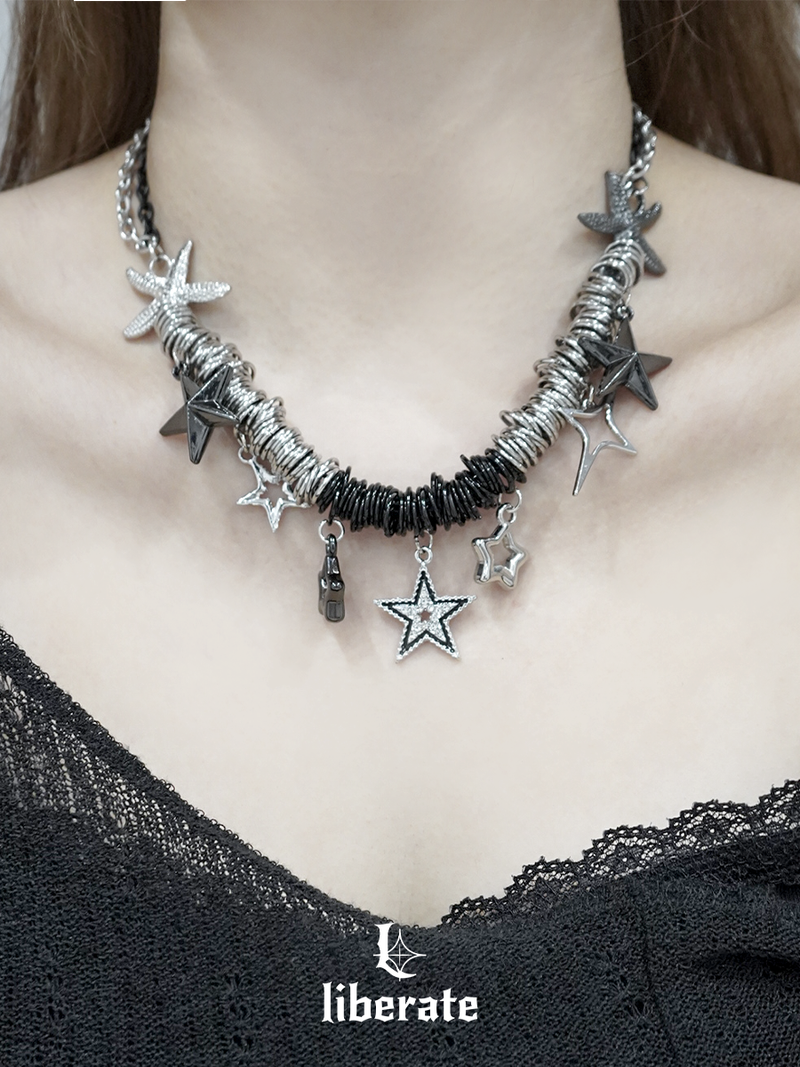Like Black tar Necklace
