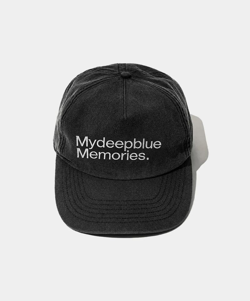 MYDEEPBLUEMEMORIES(マイディープブルーメモリーズ)の「(5 PANEL)MM MY TEXT CAP (6 COLORS)(Hats)」